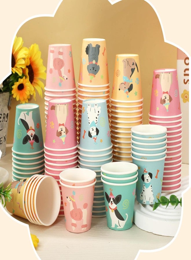 JarThenaAMCS أكواب صغيرة للجراء من جارثينا إيه إم سي إس، 300 قطعة، سعة 3 أونصات، أكواب ورقية للاستخدام مرة واحدة، أكواب صغيرة لغسول الفم، أكواب ورقية صغيرة بألوان الباستيل لكريمة الخفق، مثالية لحفلات أعياد ميلاد الكلاب والسفر والاستخدام المنزلي - Image 4